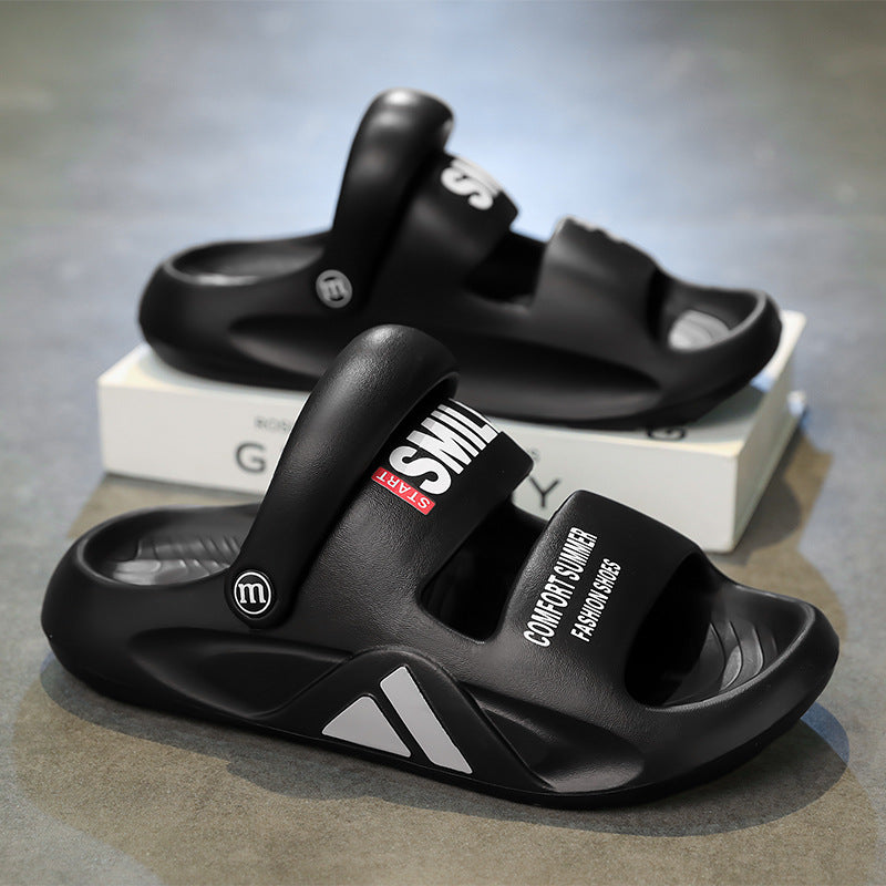 Men’s 2025 Sports Slippers | Thick Sole Non-Slip Sandals