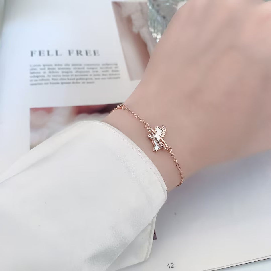 925 Silver Unicorn Fantasy Bracelet – Dreamy Gift for Her