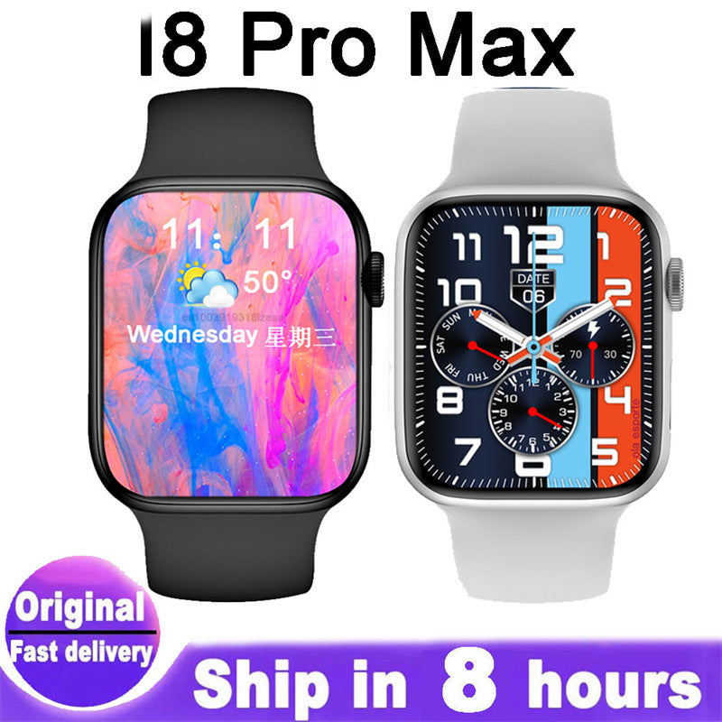 I8 Pro Max Smart Watch Call Reminder Health Sports