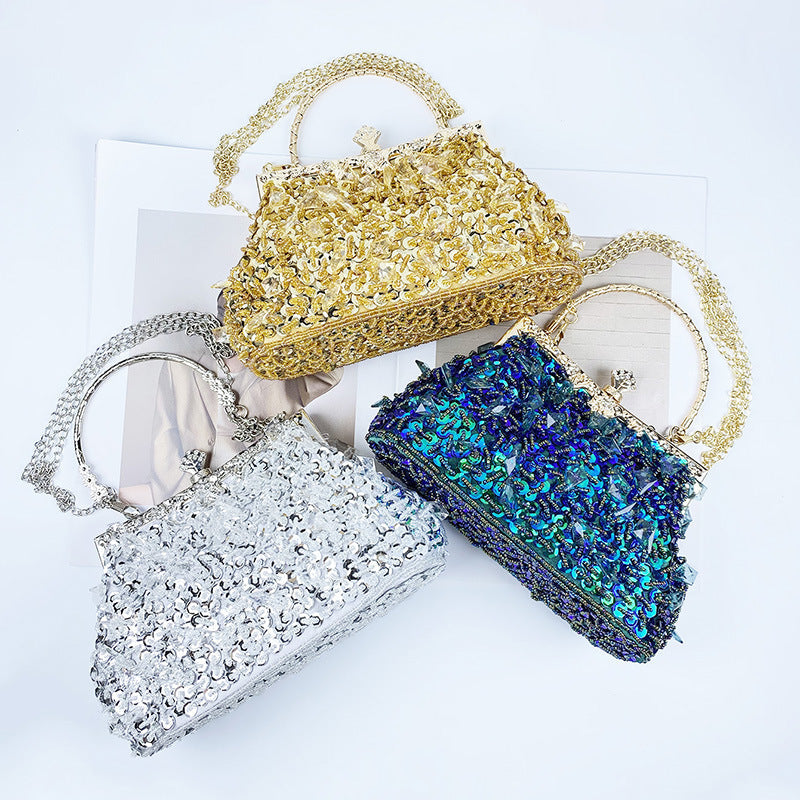 Retro Tassel Diamond Bag