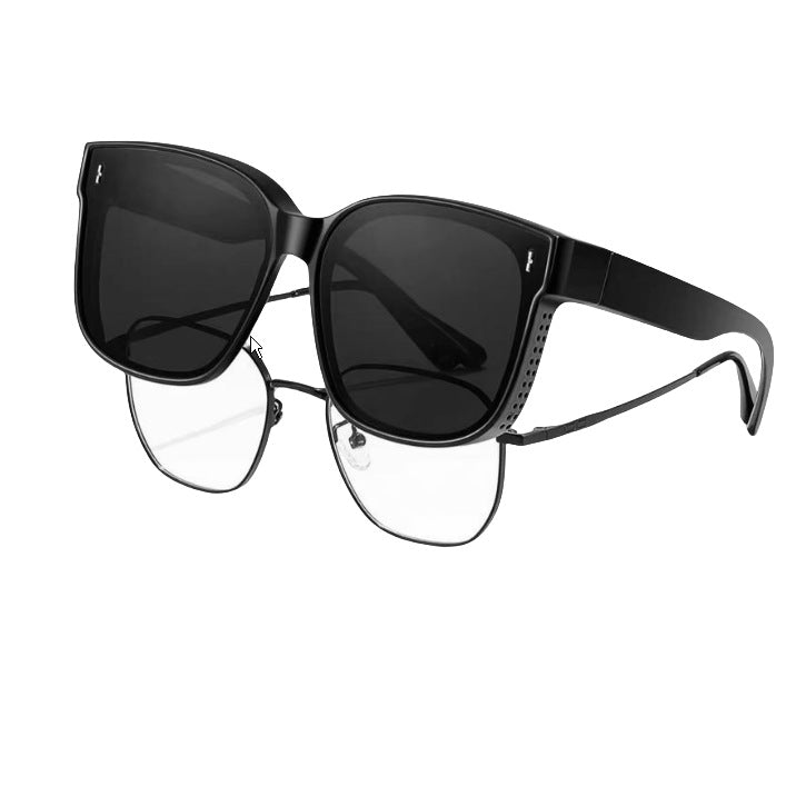 Clip-On Polarized Driving Sunglasses for Glasses