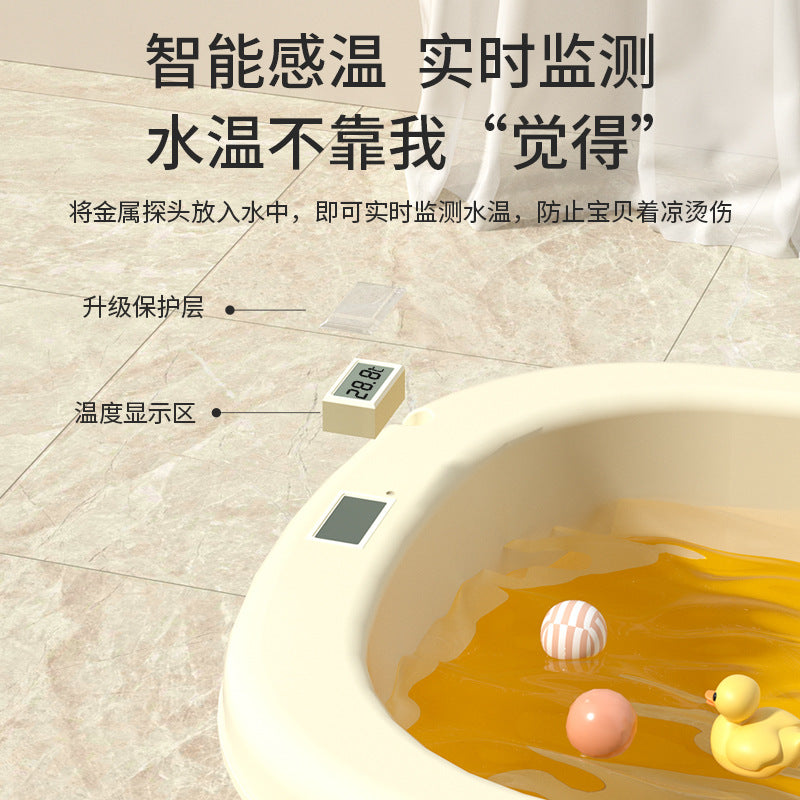 Large Foldable Baby Bath Tub for Newborn & Kids