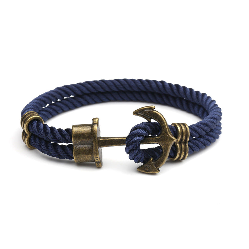 Anchor Bracelet for Men – Handmade Rope Street Style
