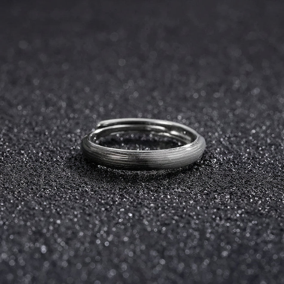 Men's Adjustable Open Stackable Ring Minimalist Design