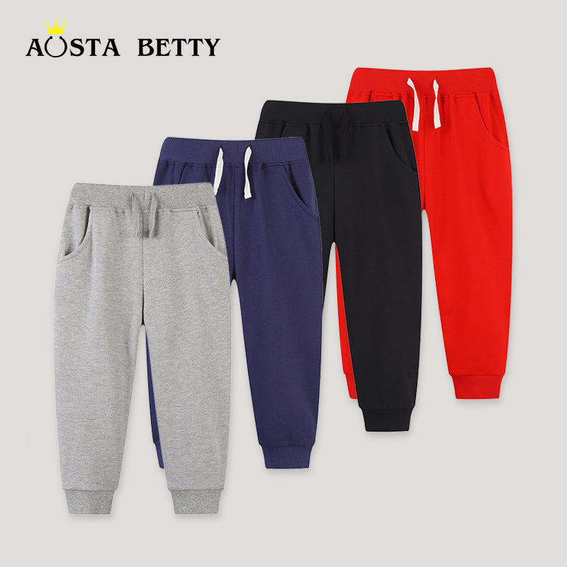 Autumn Kids Sports Pants – European Style Sweater Pants