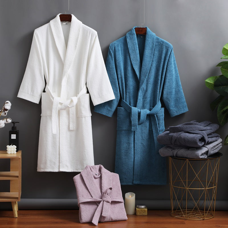 Couple Cotton Bathrobe – Soft, Absorbent & Cozy