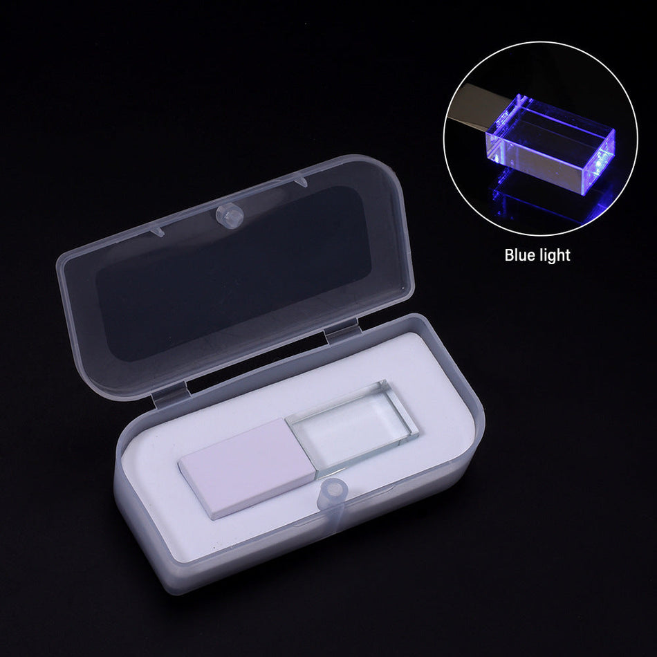 Crystal Music USB Drive – LED Light & Gift Box