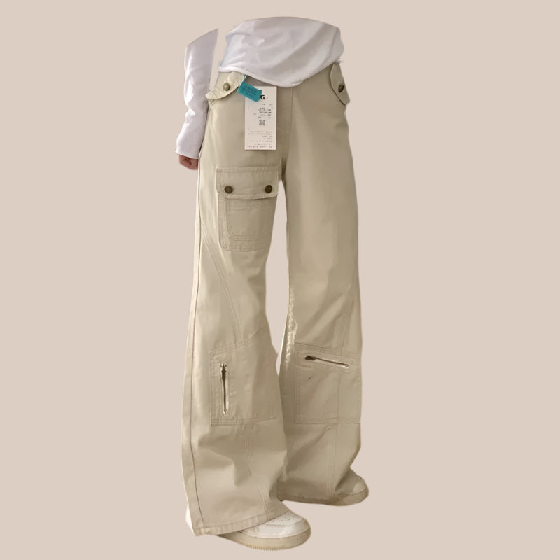 STOCK-Spring Flared Pants for Women