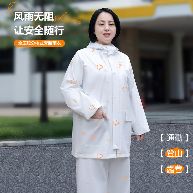 Unisex Split Raincoat Set  Waterproof & Windproof Suit