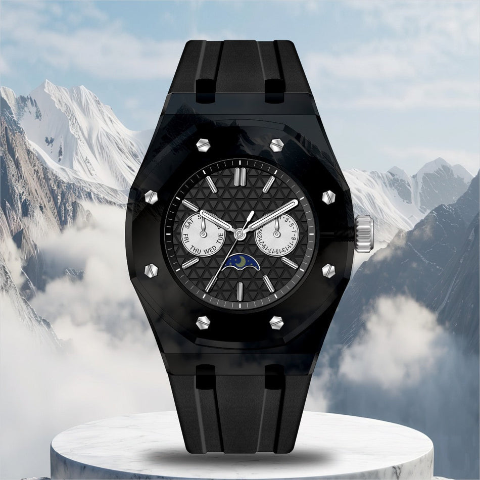 Men’s Transparent Waterproof Quartz Fashion Watch