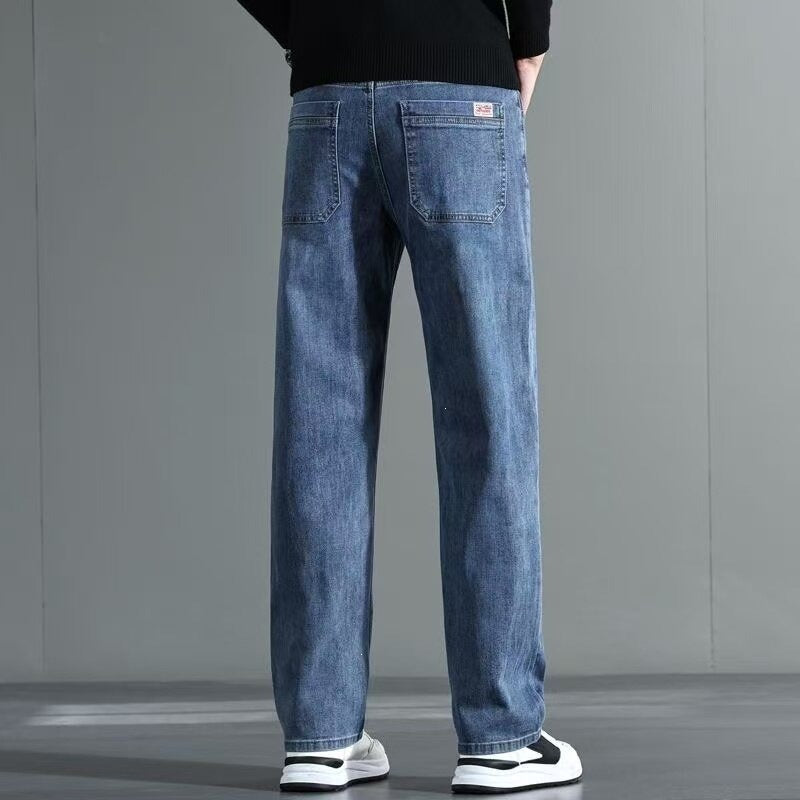 Men’s Versatile Loose Straight Casual Jeans