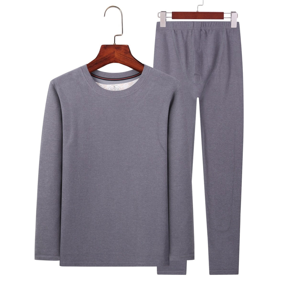 100% Wool Thermal Suit | Seamless & Thick with Knee Pads