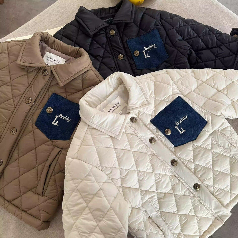 Children’s Casual Cotton Jacket with Pockets