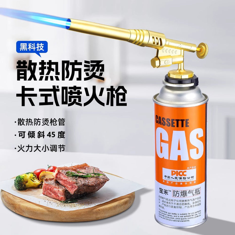 New Fire Gun Outdoor Barbecue Handheld Alloy Copper Igniter