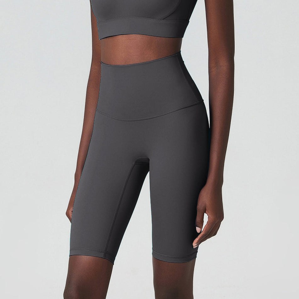 High-Waist Women’s Hip-Lift Yoga & Fitness Shorts