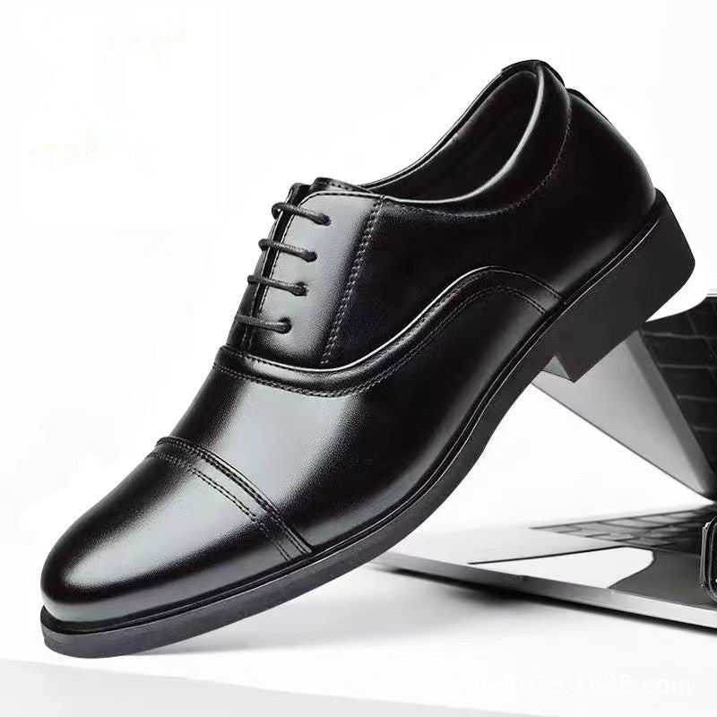 Men’s Formal Leather Shoes Business Work Plus Size