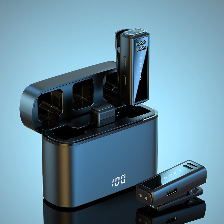 STOCK-J88 Wireless Collar Clip Microphone – Noise Reduction
