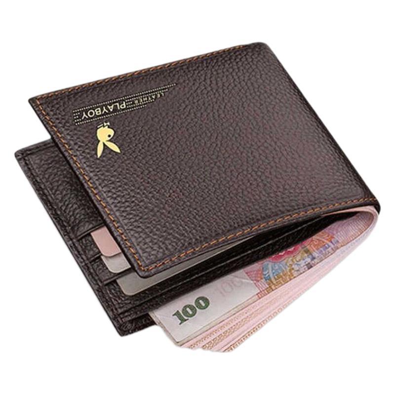 Playboy Men’s Slim Genuine Wallet – Youth & Student Style