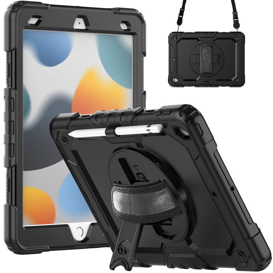 iPad 10.2 Silicone Protective Case with Anti-Rotation Stand