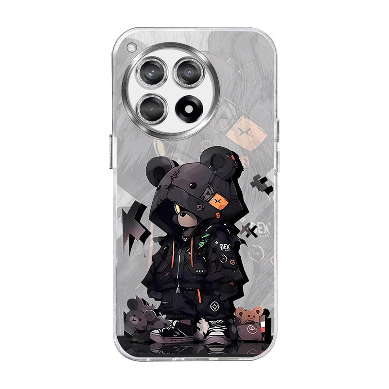 Black Bear Feather Yarn Case for OnePlus Ace3