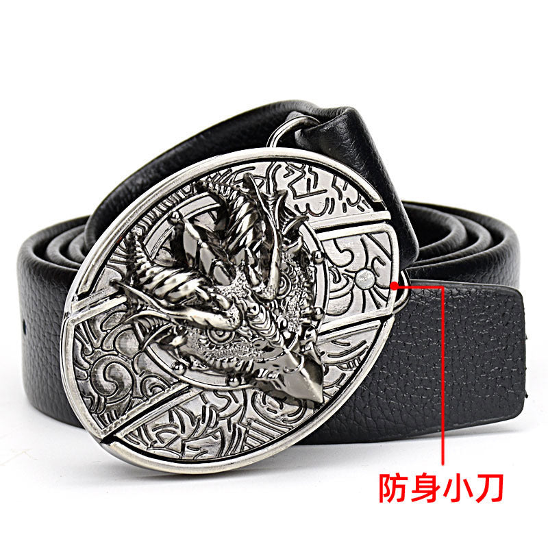 Smooth Buckle Personality Men’s Fashion Belt