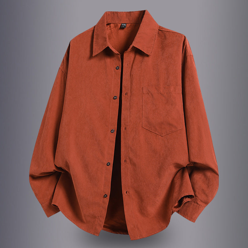 Retro Loose-Fit Men’s Casual Shirt for Spring