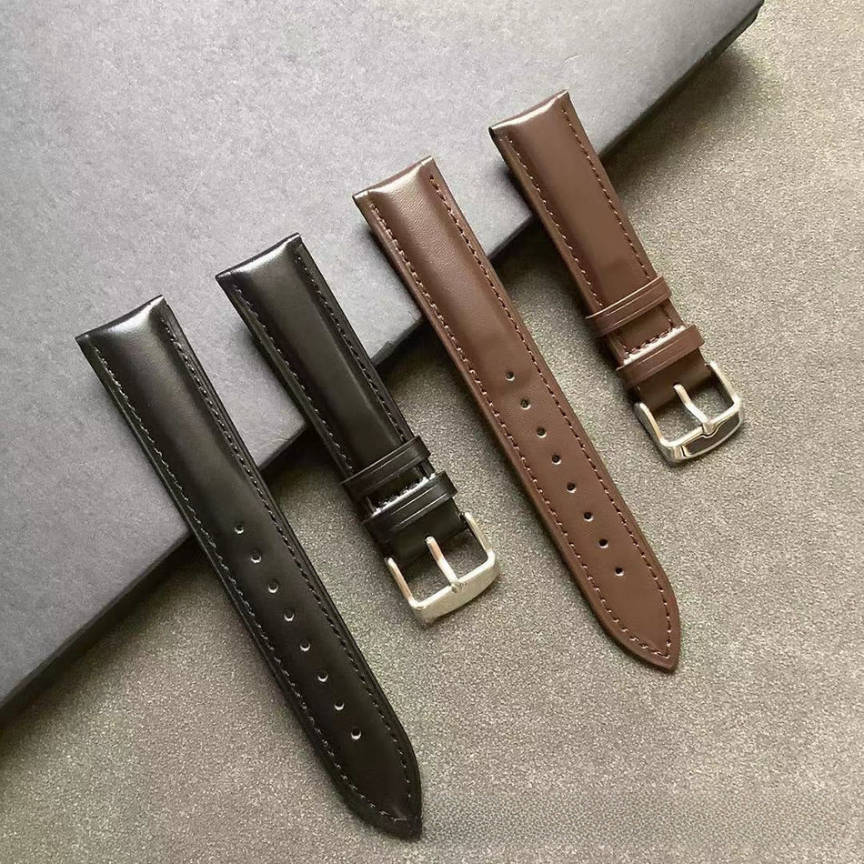 Genuine Leather Watch Strap – Cowhide, Pin or Butterfly