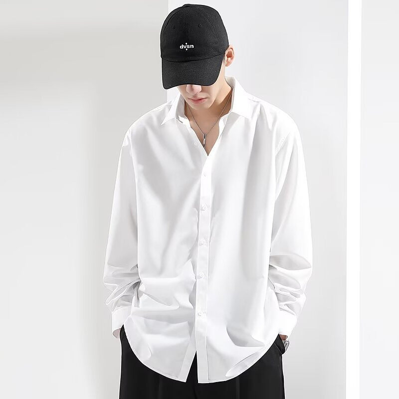 Ice Silk White Shirt – Smooth, Cool & Effortlessly Classy