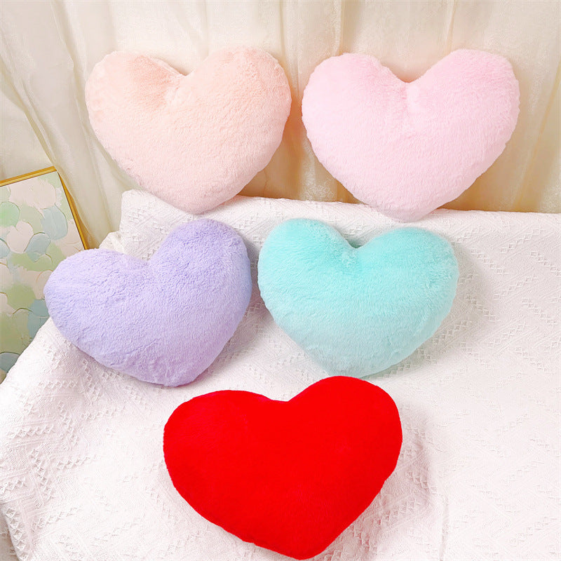 Wholesale Imitation Rabbit Fur Heart Pillow – Sofa Cushion