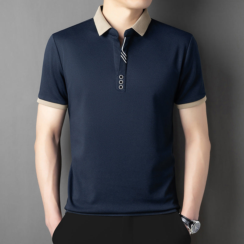 Men’s High-End Summer Breathable Polo Shirt