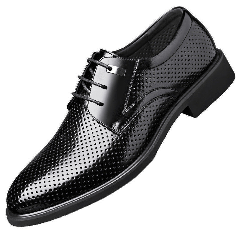 Four Seasons Men’s Low-Top Formal Leather Shoes