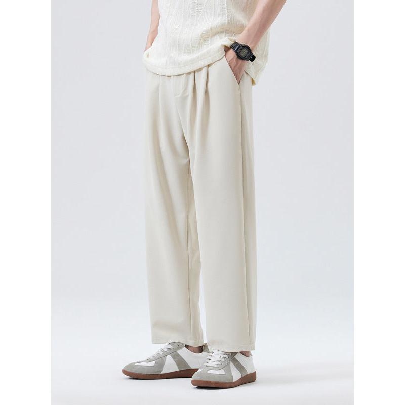 Men’s Nine-Point Loose Wide-Leg Spring Casual Hanging Pants