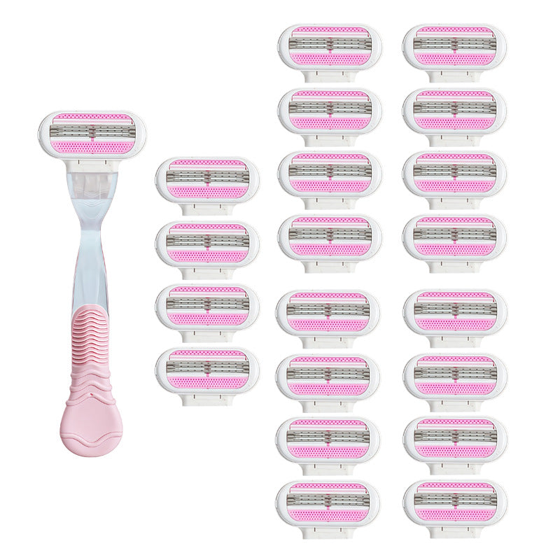 Women’s Ultra-Thin 3-Layer Blade Manual Shaver – Armpit & Privacy