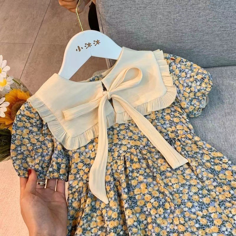 Girls Korean Floral Princess Dress Summer 2024 – Summer Kids Fashion Nepal | Tudoholic
