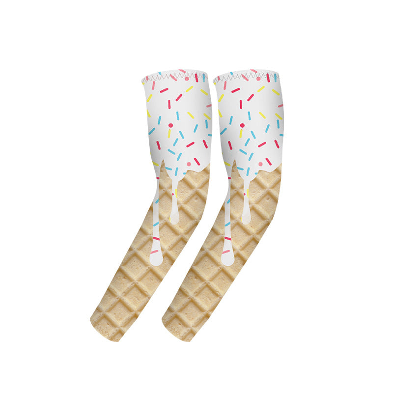 Unisex Waffle Ice Silk Cycling Sleeves | UV & Dirt Resistant