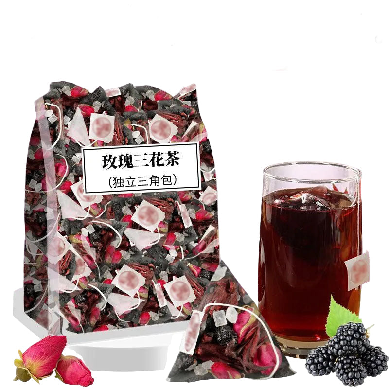 Mulberry Rose Luoshen Tea Bags – Health Tea for Girls, Beauty &