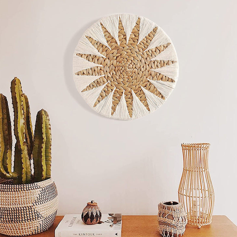 Rattan Wall Hanging  Silent Style Home Decor Pendant