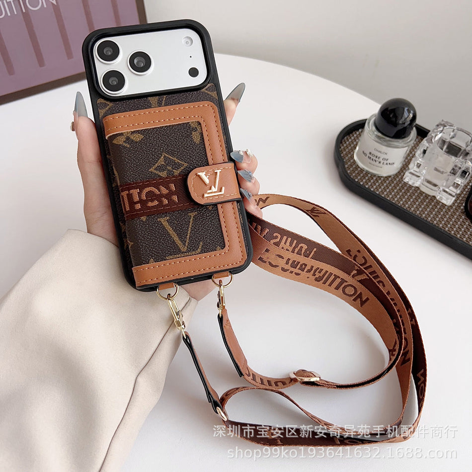 Retro Crossbody Lanyard Case for iPhone 17 Pro Max