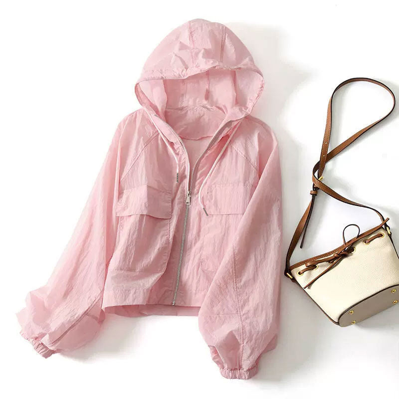STOCK-Lightweight Hooded Sun Protection Summer Jacket