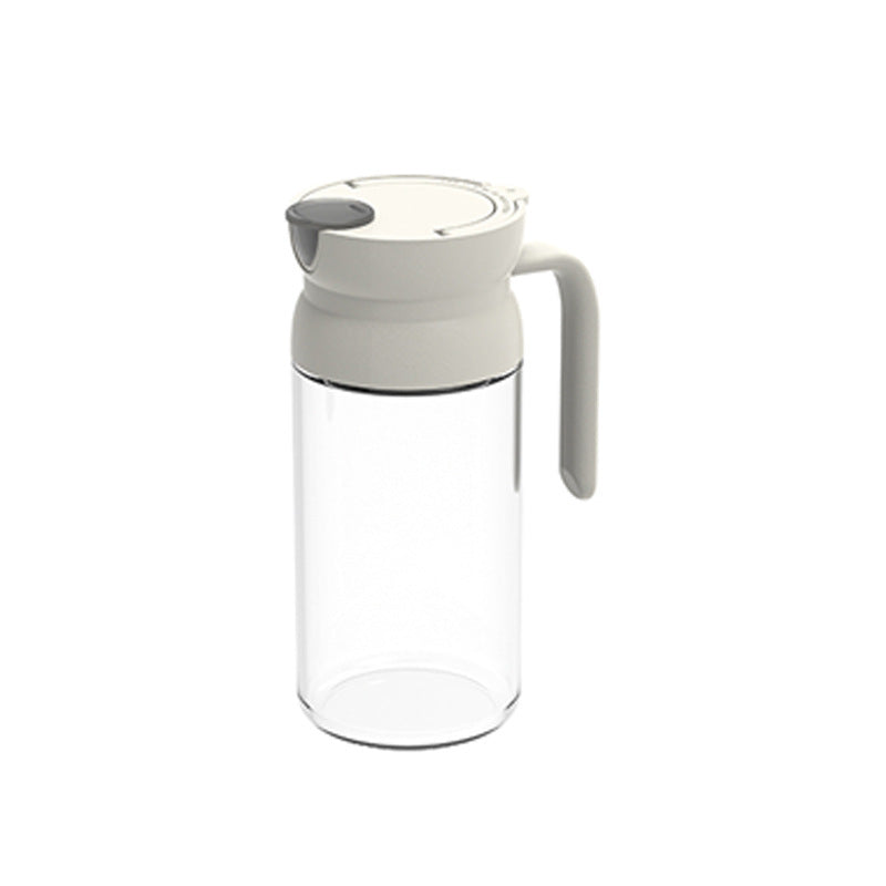Large Glass Oil & Vinegar Pot – Leak-Proof Kitchen Bottle