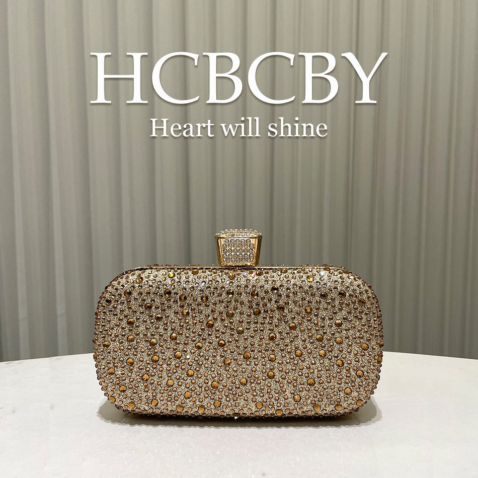 Shiny Rhinestone Clutch – Luxury Elegant Evening Bag