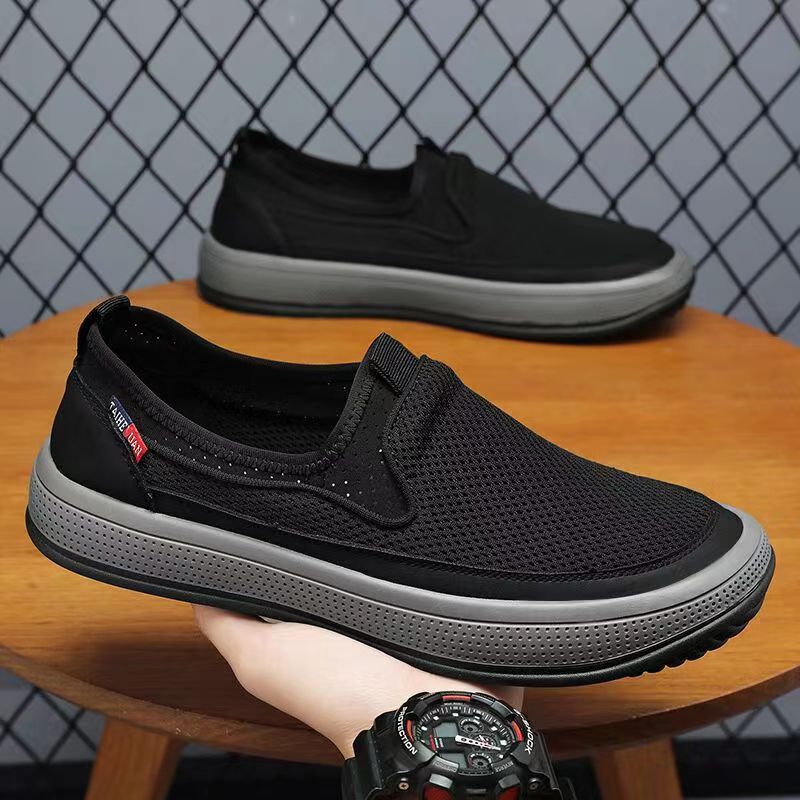 Men’s Mesh Slip-On Shoes – Summer Cloth Style