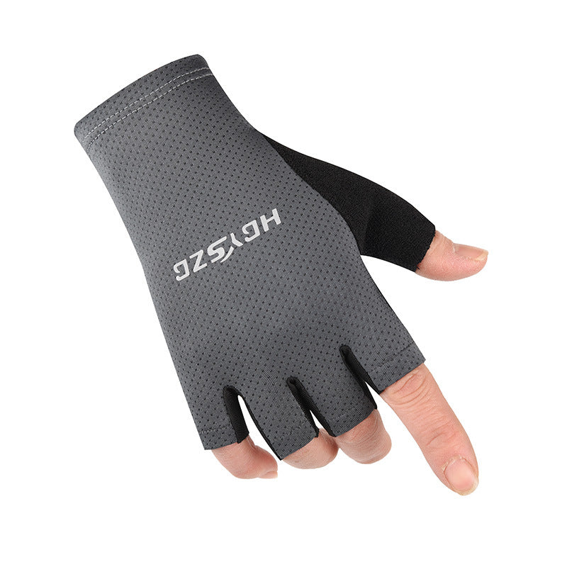Shock-Absorbing Half Finger Sports Gloves – Unisex