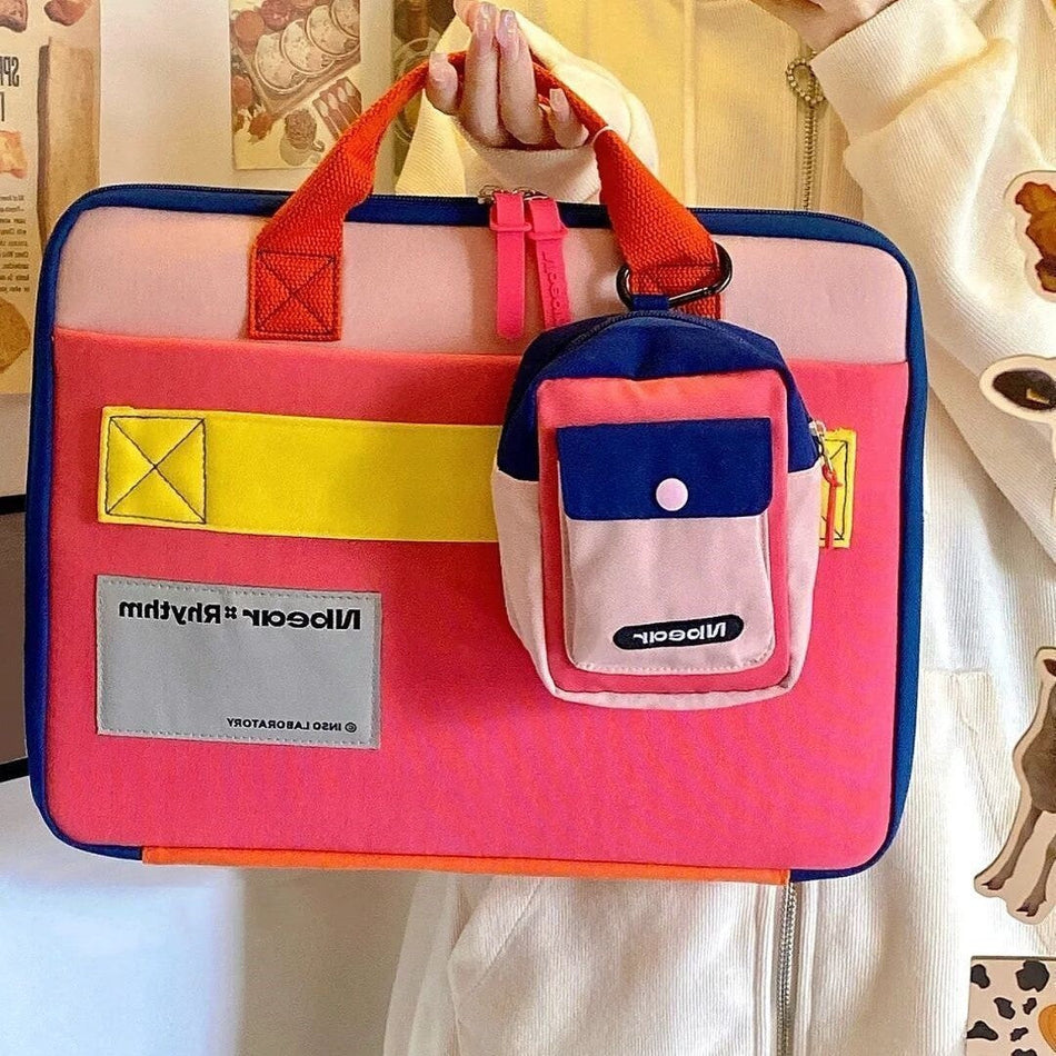 Apple Notebook Contrast Color Computer Bag