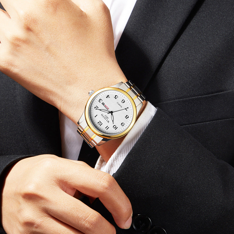 Volis Quartz Digital Watch – Luminous & Elder-Friendly Design