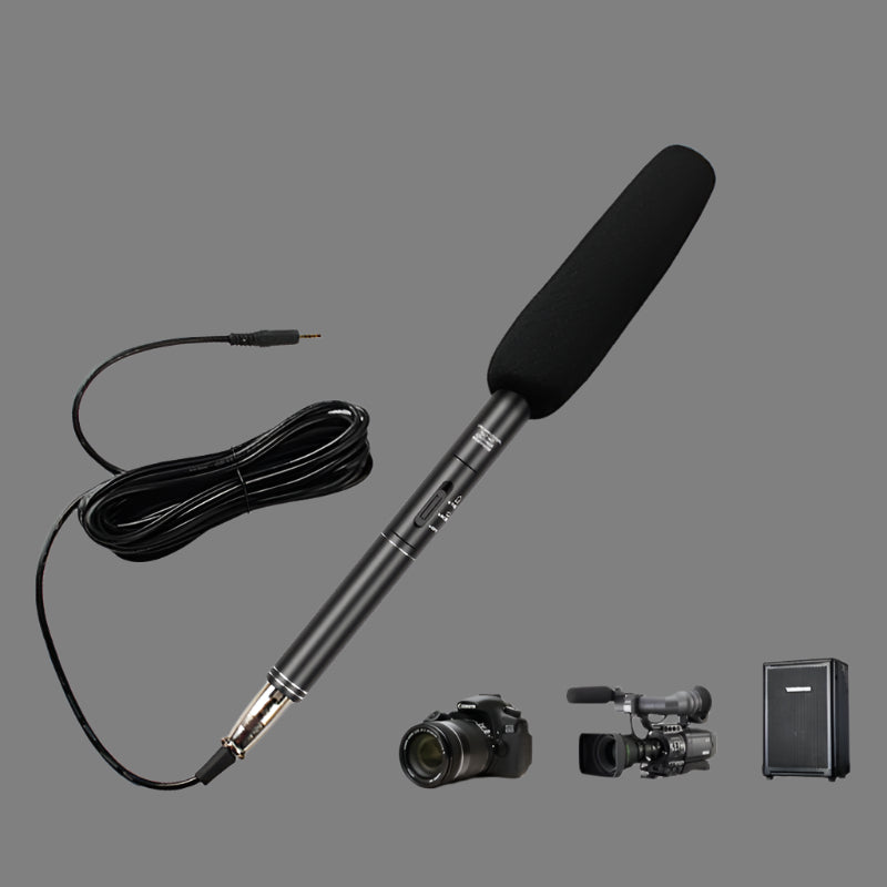 INSTOCK-Outdoor Interview Mic – Professional Live Cable Mic for Mobile &
