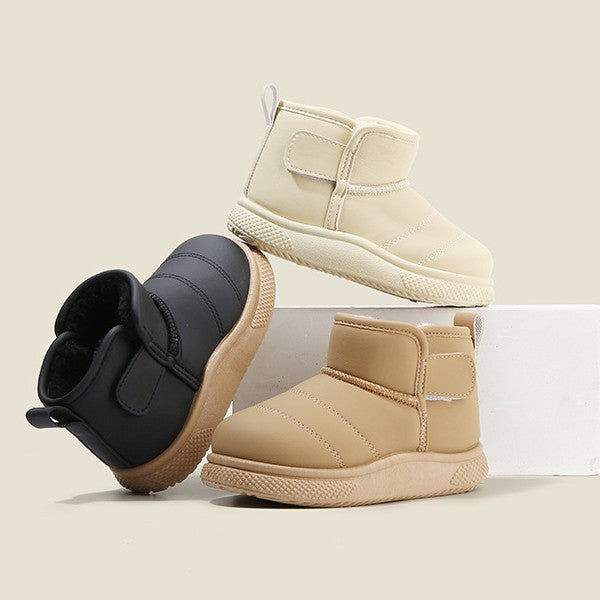 Kids’ Waterproof Snow Boots – Warm Fur Winter Shoes