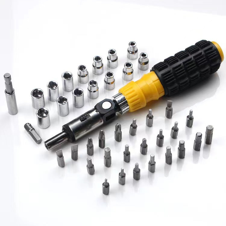 4-Piece Multifunctional Screwdriver & Socket Wrench Set