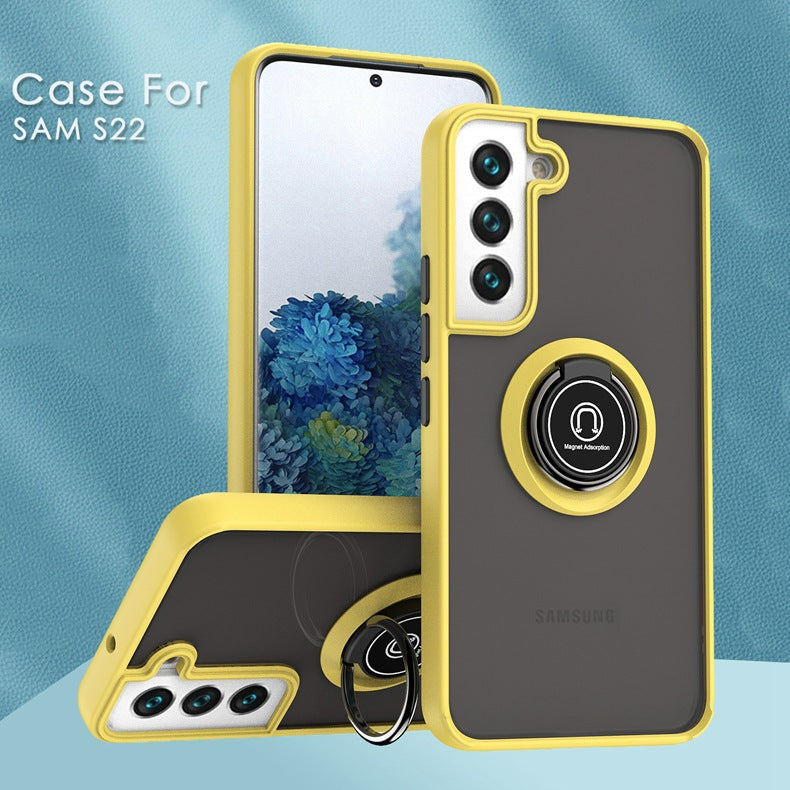 Samsung A17 Ring Stand Magnetic Color-Block Case