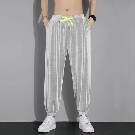 Dark Gray men's trousers - slim fit casual pants with comfortable stretch fabric